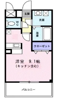 サニーフィールド【1階】の間取り