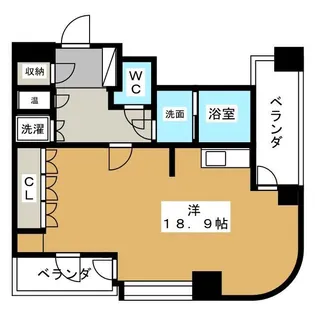 千種タワーヒルズ【3階】の間取り