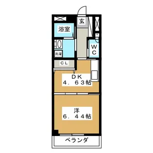 グレイスコートII【2階】の間取り