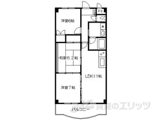 クレストYMD 1【1階】の間取り