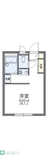 レオパレスエヴァーグリーン【1階】の間取り