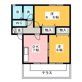 シンフォニー【1階】の間取り