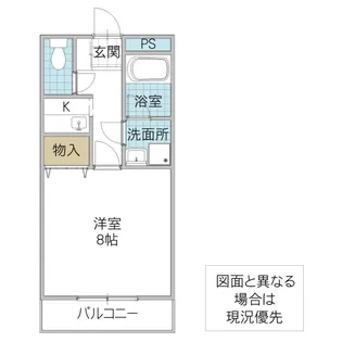 ANAコート見和【3階】の間取り
