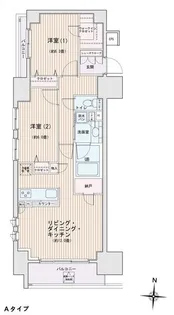 エスティメゾン錦糸町II【12階】の間取り