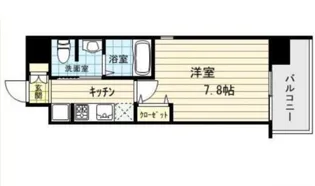 W-STYLE北浜【4階】の間取り