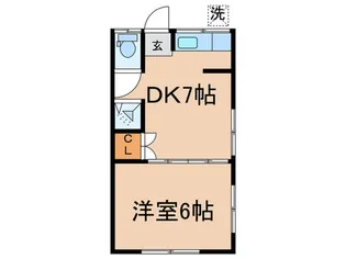 仁田荘【2階】の間取り