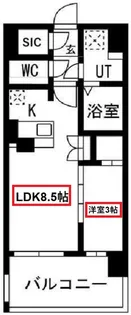 アーバンパーク御幣島【3階】の間取り