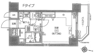 ZOOM九段下【12階】の間取り