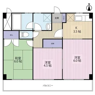 KSマンション辻南【3階】の間取り