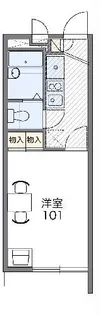 レオパレス和【3階】の間取り