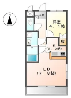 リトルフォレストII【2階】の間取り