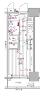 ガーラ グランディ池袋II【8階】の間取り