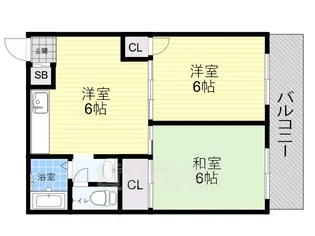 第2淀川ビル【3階】の間取り