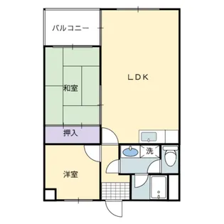 アンジュール朝田【3階】の間取り