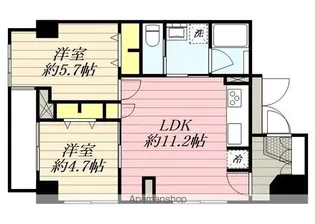ミリアレジデンス上池袋【2階】の間取り