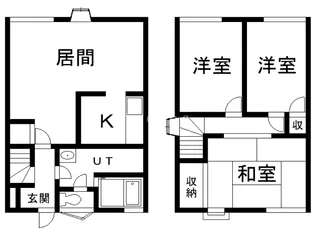 コモンライフアオバ【1階】の間取り