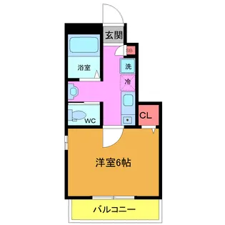 ベレガンス新鎌ヶ谷【1階】の間取り