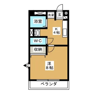 ビッグフィールド【1階】の間取り