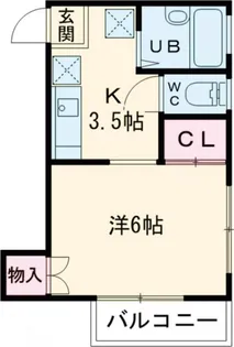 ペリドット【2階】の間取り