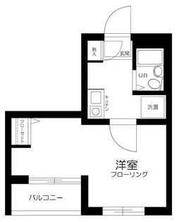 プレール明大前【1階】の間取り