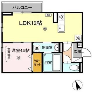 ノクターン II棟【3階】の間取り