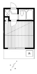 西ノ杜弐番館【2階】の間取り