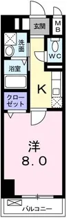 シェルティー南観音【4階】の間取り