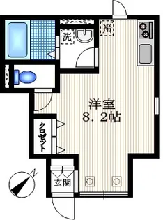 ミチハウス【1階】の間取り