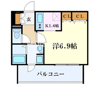 プレサンス金山グリーンパークス【13階】の間取り