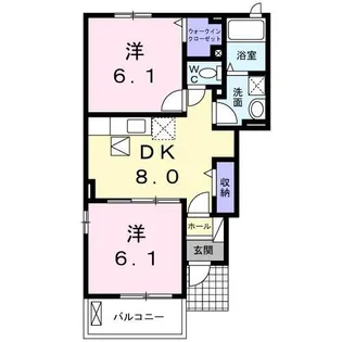 サンシティ【1階】の間取り
