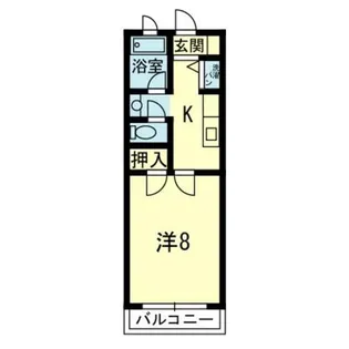 リーベムサシ【3階】の間取り