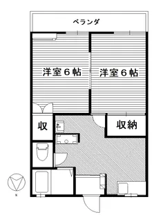 リバティヒルズ【1階】の間取り