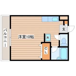 レジデンス成田【1階】の間取り