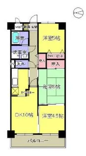 コリーヌ梶ケ谷【3階】の間取り
