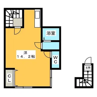 ヴィラ・センザンヌ【2階】の間取り