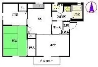 アルカディア【1階】の間取り