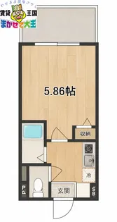アルティザ長崎 水辺の森【9階】の間取り