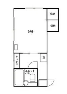 ハウスロイヤル【2階】の間取り