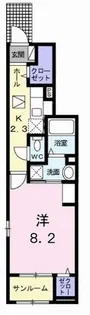 メイ・フェア【1階】の間取り