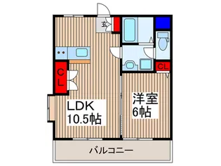 ケイエスハイム越谷【3階】の間取り