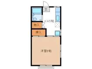 コーポ凛【2階】の間取り