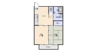 2DKの間取り画像