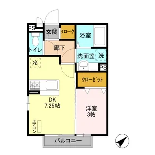 アイビス【2階】の間取り