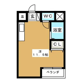ヌーベルホーム渡辺【3階】の間取り