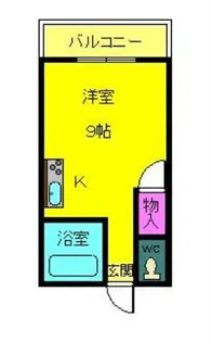 ルミエール山崎【1階】の間取り