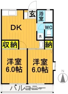 セレス壱番館【1階】の間取り