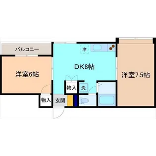 ボナール【1階】の間取り