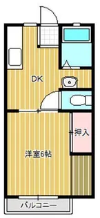 パークサイド山地A棟【2階】の間取り