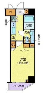 リヴシティ関内【7階】の間取り