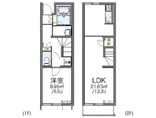レオネクストクローナB【1階】の間取り